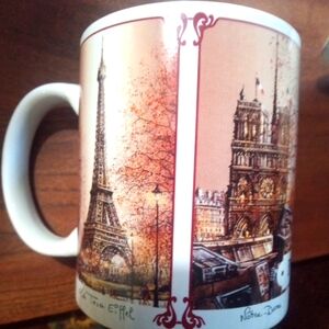 Paris Dessapt Many Photos of France , Iconic places Mug Signed by Artist